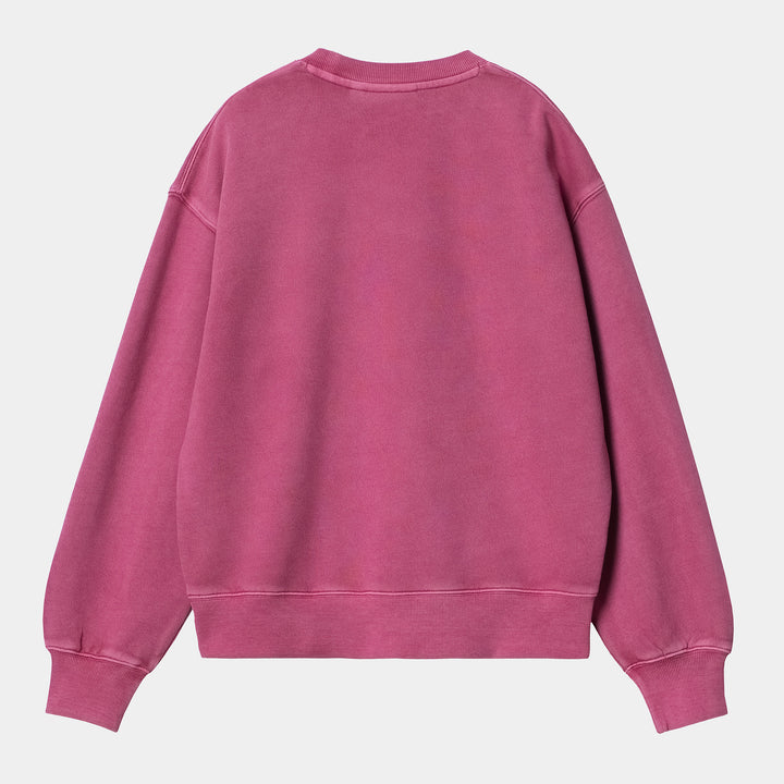 W' Nelson Sweatshirt Magenta / Garment Dyed