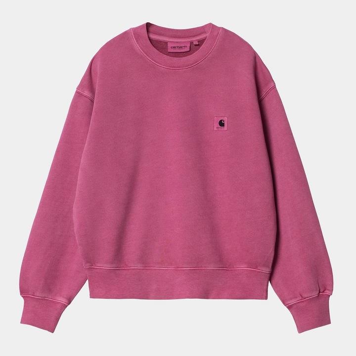 W' Nelson Sweatshirt Magenta / Garment Dyed