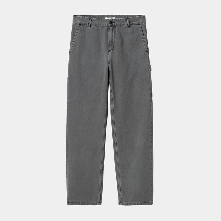 W' Pierce Pant Straight Black Stone Bleached