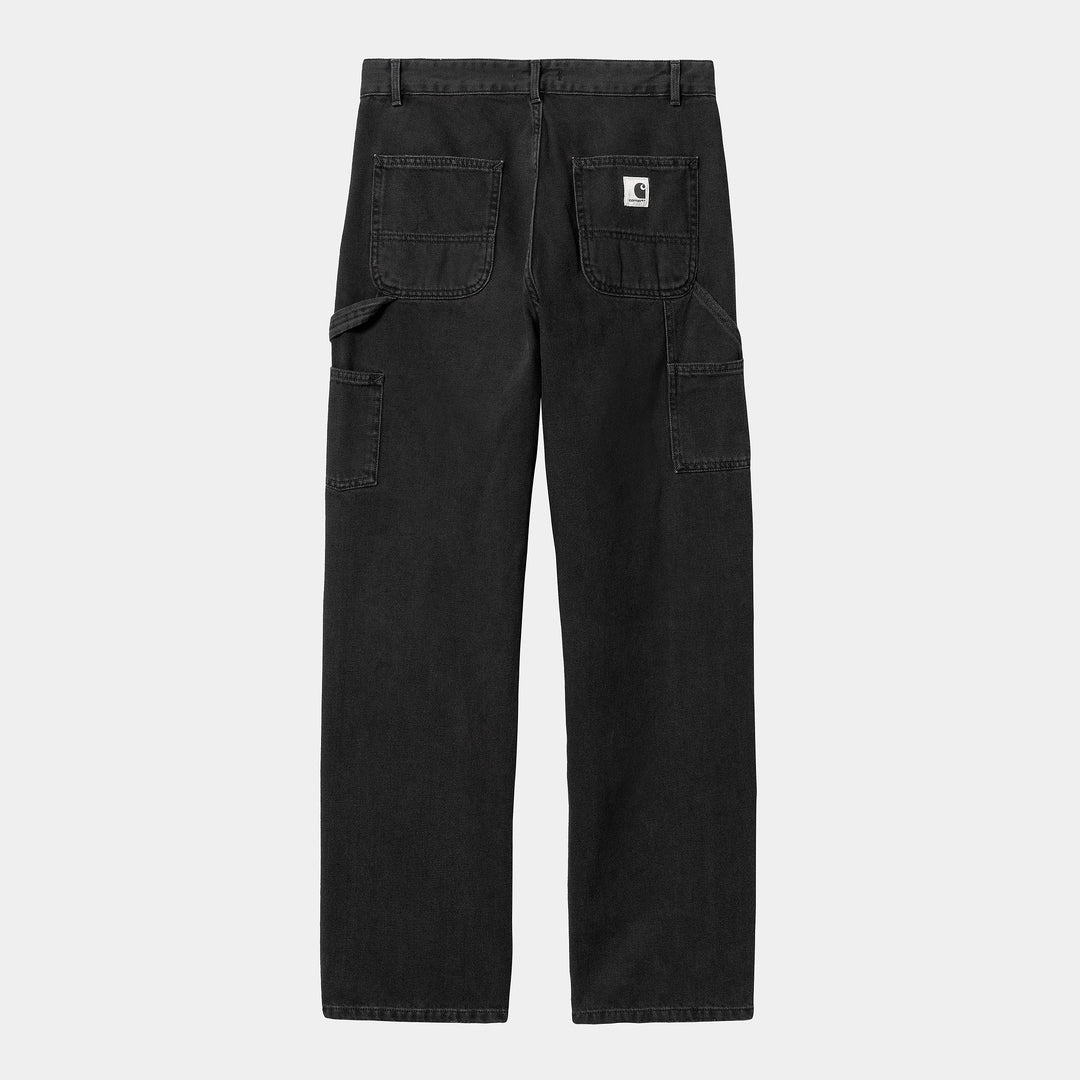 W' Pierce Pant Straight Black Stone Washed - The Road 1380