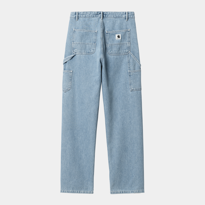 W' Pierce Pant Straight Blue Stone Bleached