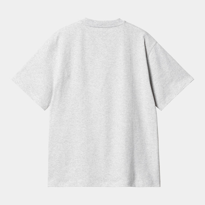 W' S/S American Script T-shirt Ash Heather