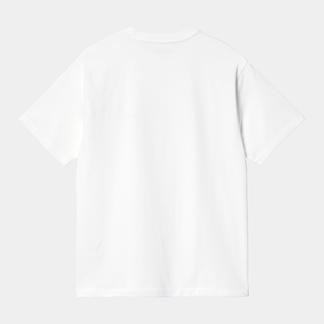 W' S/S American Script T-shirt White