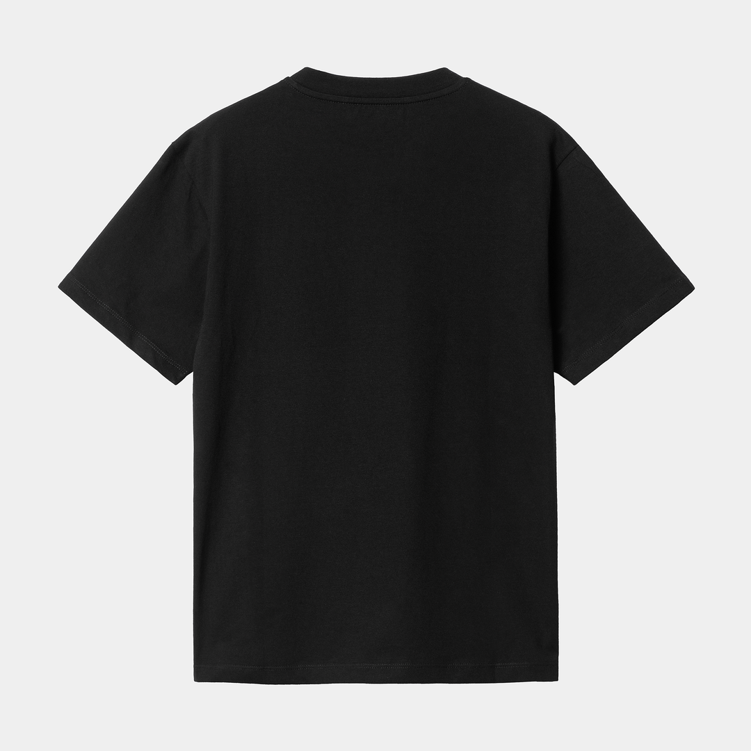 W' S/S Casey T-shirt Black / Silver