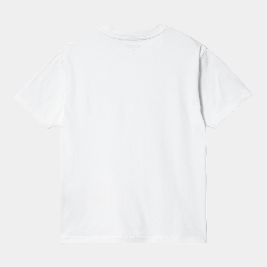 W' S/S Casey T-shirt White / Silver