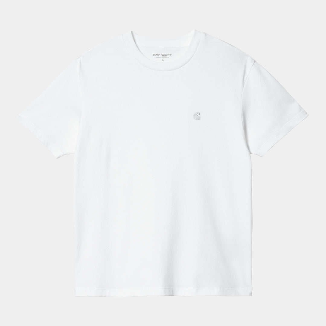 W' S/S Casey T-shirt White / Silver