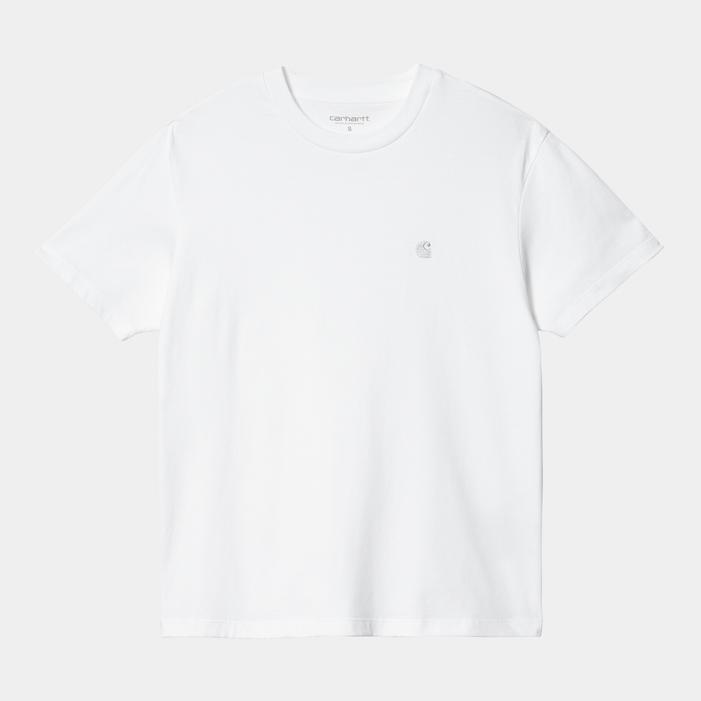 W' S/S Casey T-shirt White / Silver - The Road 1380