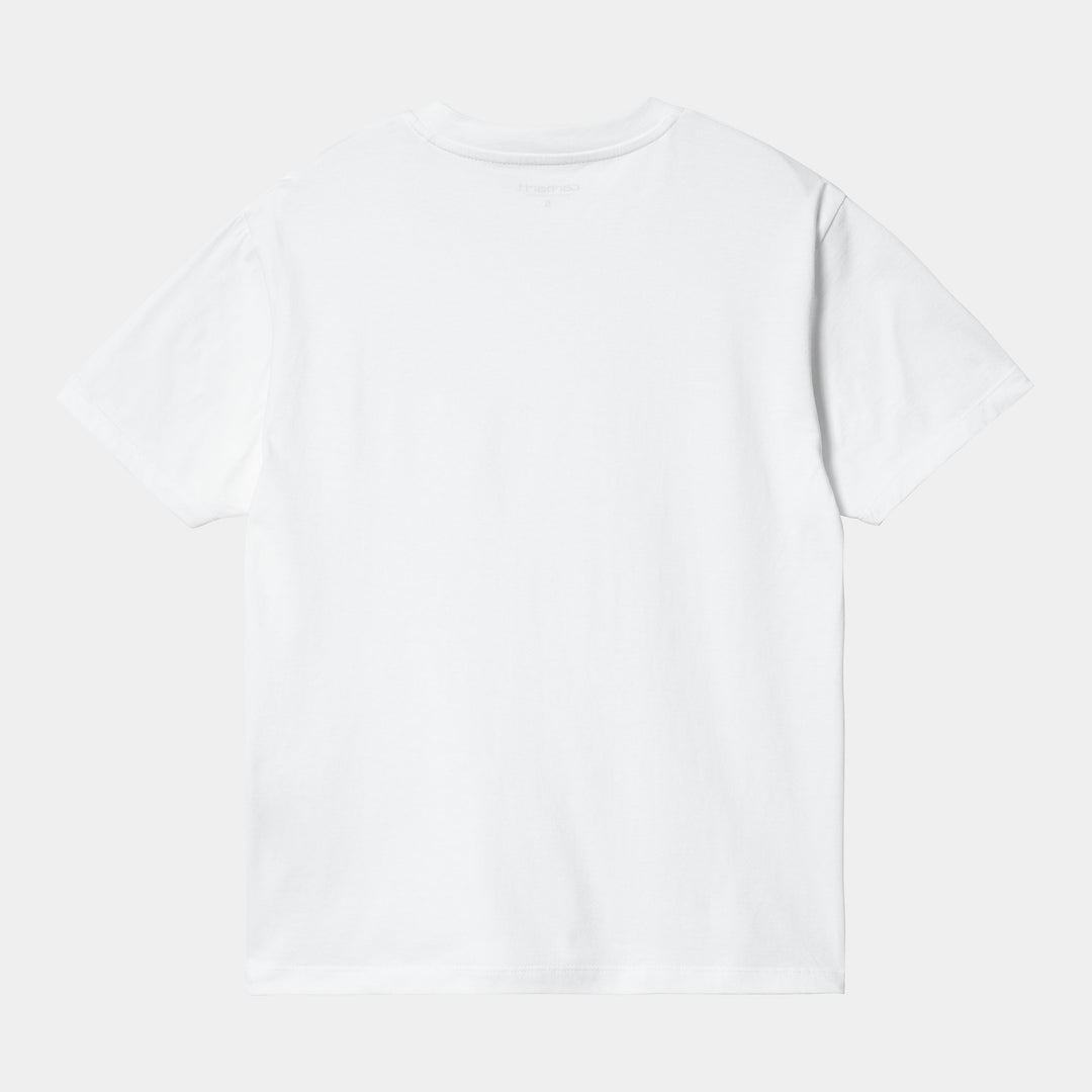 W' S/S Casey T-shirt White / Silver