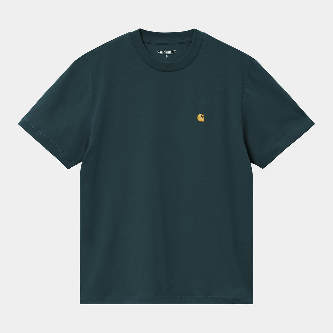 W' S/S Chase T-shirt Duck Blue / Gold