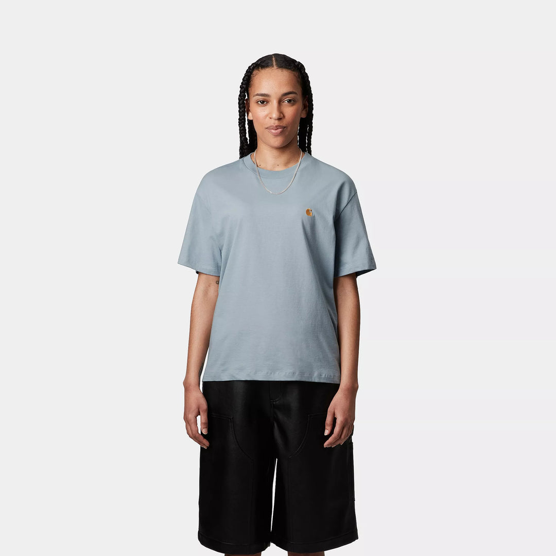 W' S/S Chase T-shirt Frosted Blue / Gold
