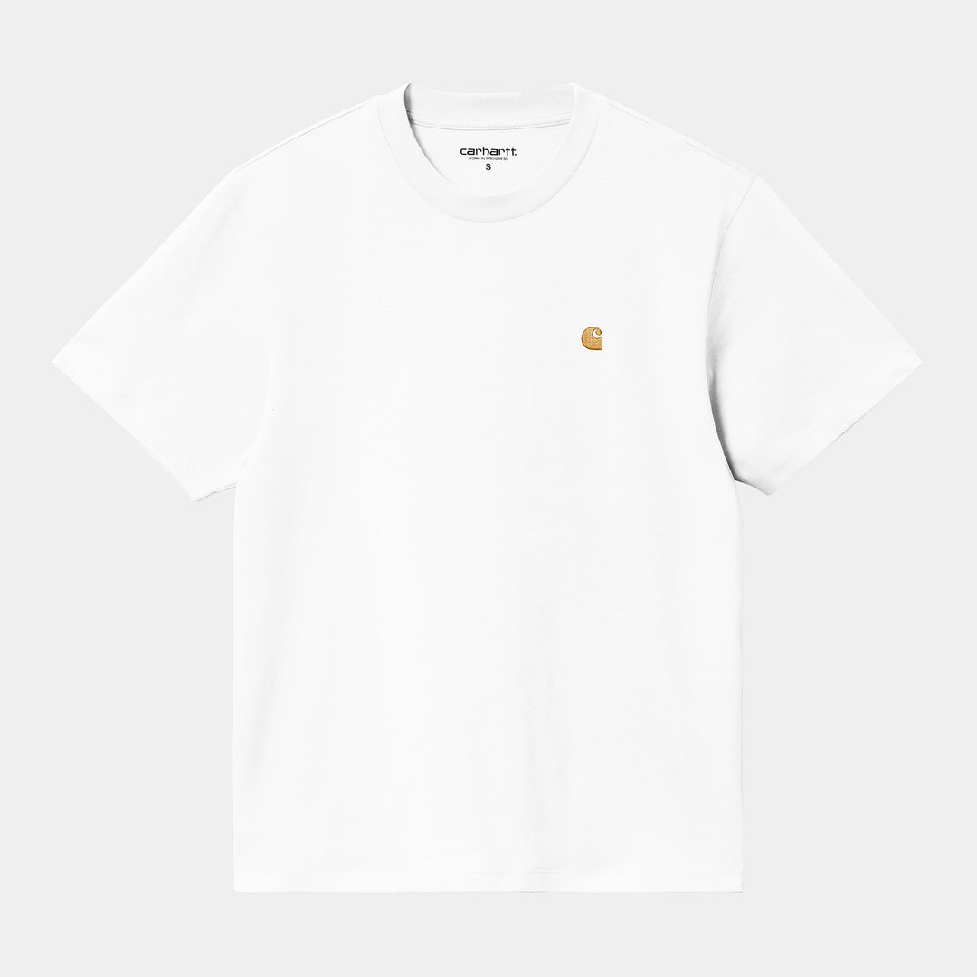 W' S/S Chase T-shirt White / Gold