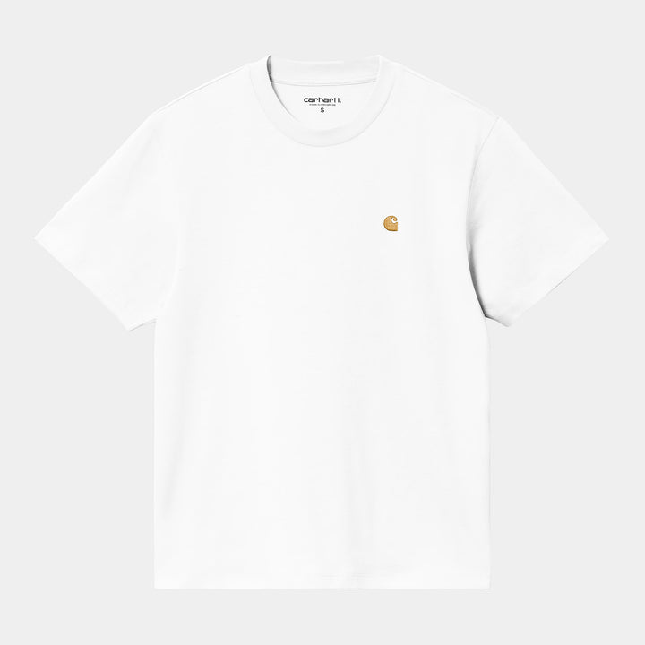 W' S/S Chase T-shirt White / Gold