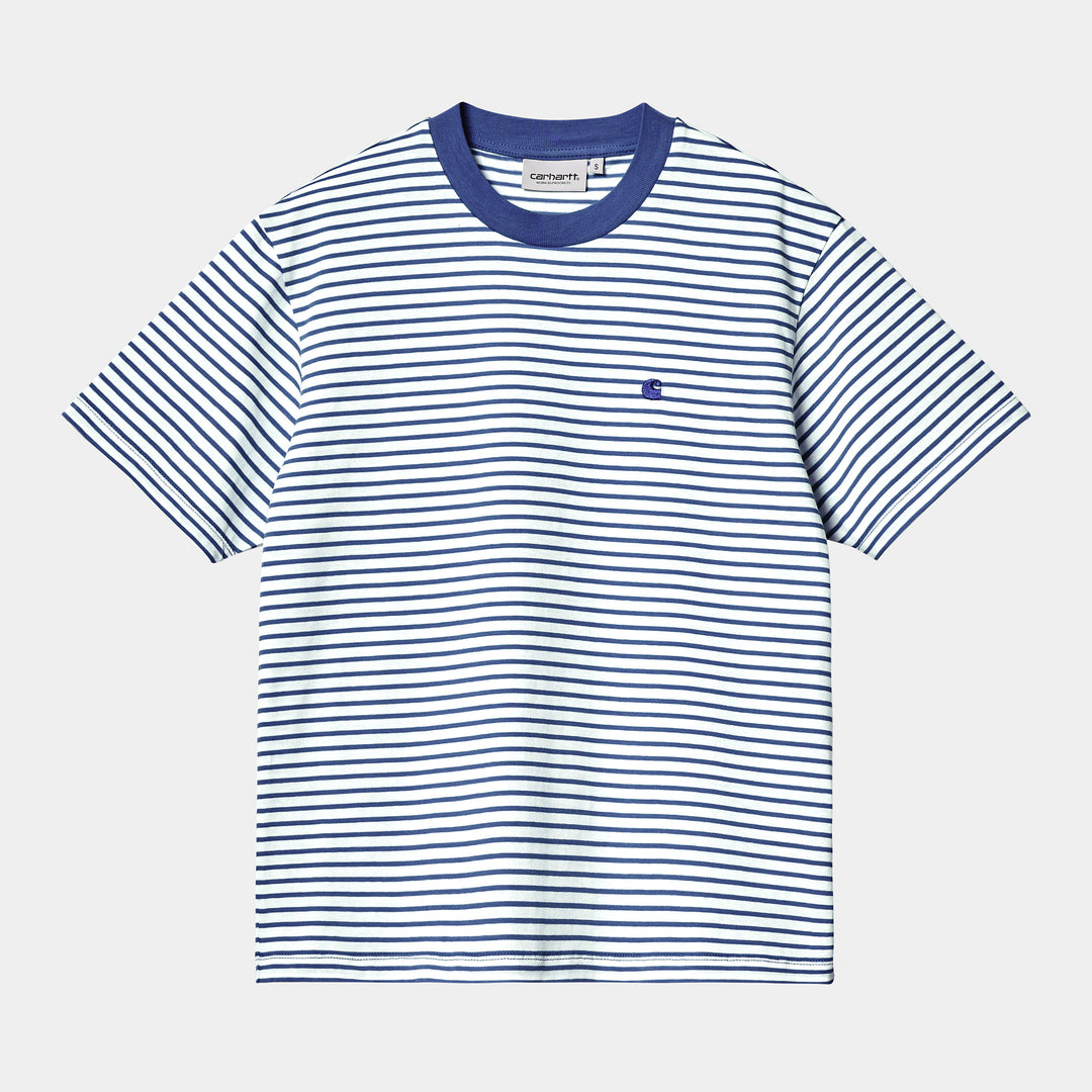 W' S/S Coleen T-shirt Coleen Stripe, White / Acapulco / ---