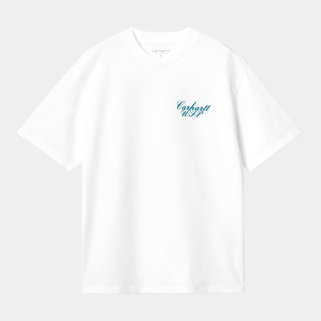 W' S/S Exchange T-shirt White / Blue