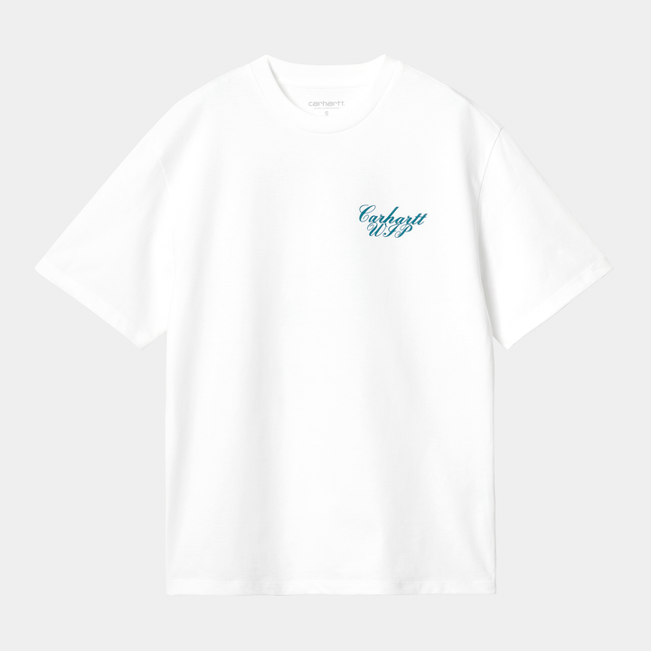 W' S/S Exchange T-shirt White / Blue