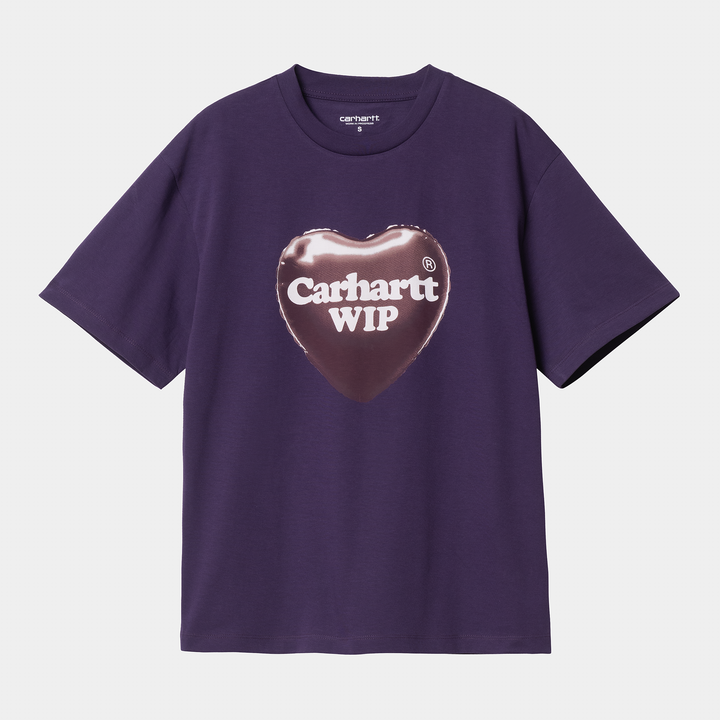 W' S/S Heart Balloon T-shirt Cassis