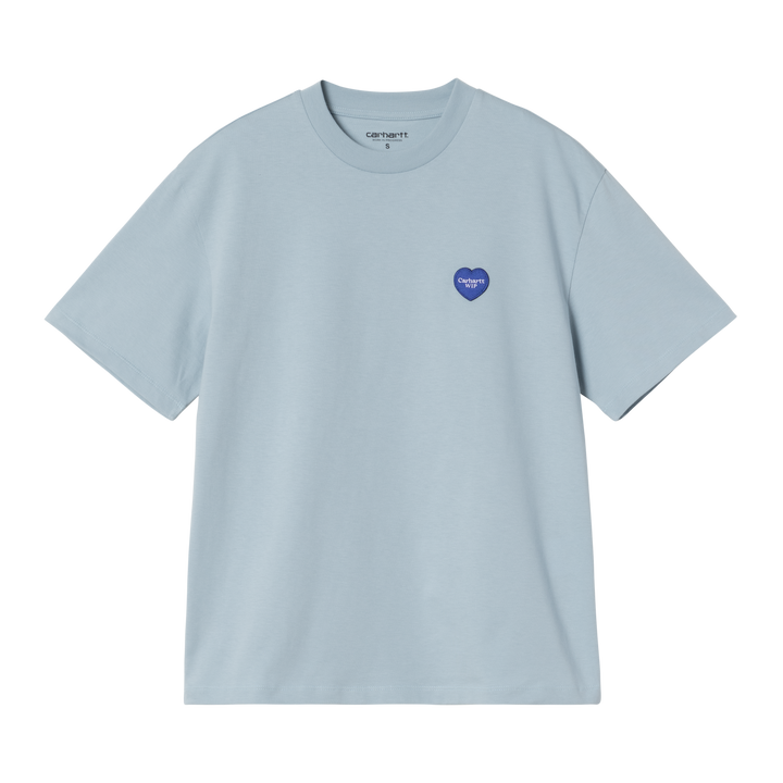 W' S/S Heart Ii Hartt T-shirt Blue Fog
