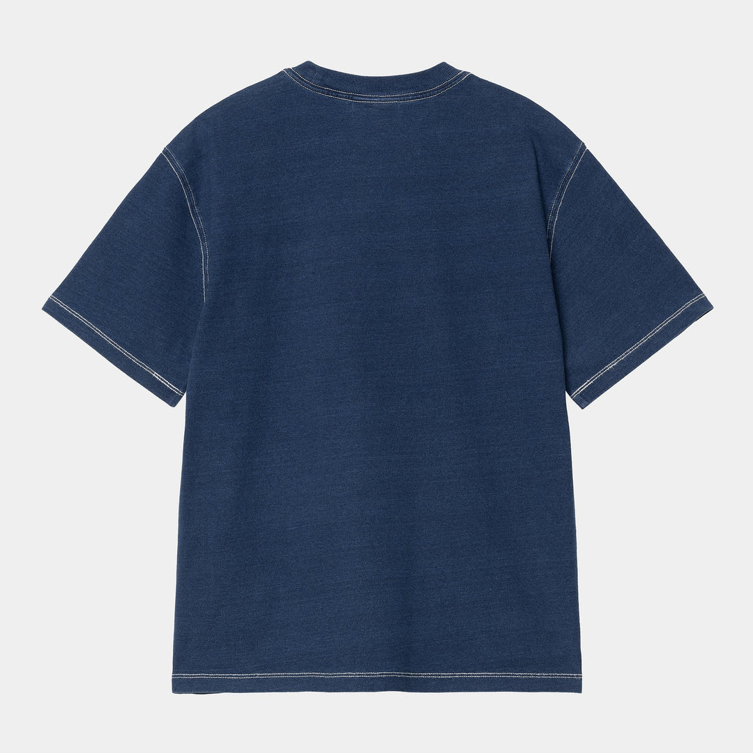 W' S/S Ingo T-shirt Dark Blue / Garment Dyed