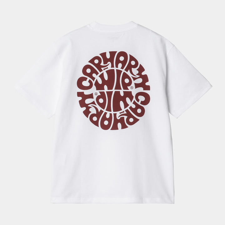 W' S/S Jazzy T-shirt White / Desire