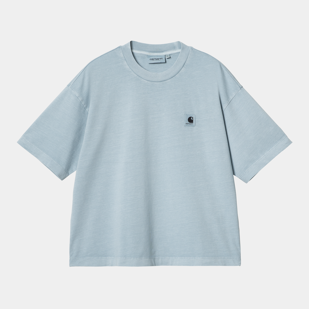 W' S/S Nelson T-shirt Dusty Ice / Garment Dyed