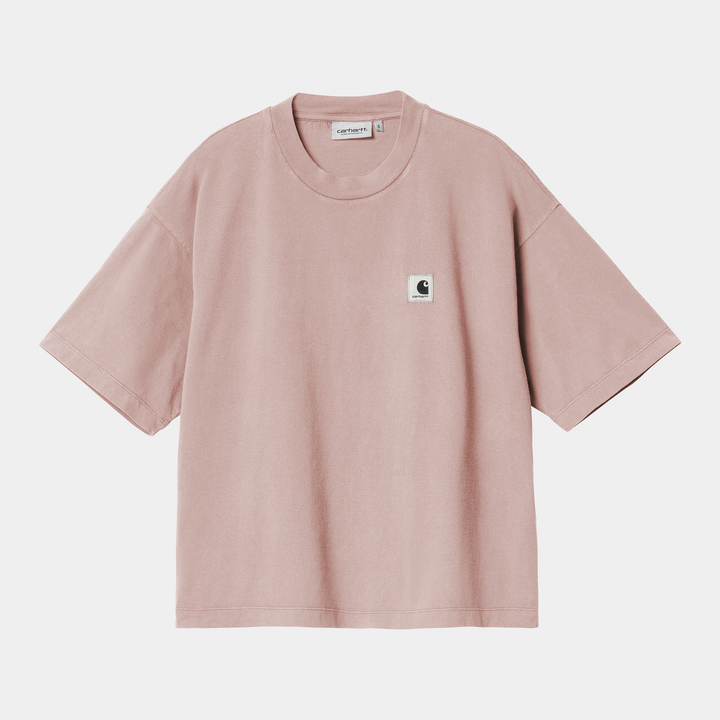 W' S/S Nelson T-shirt Glassy Pink Garment Dyed