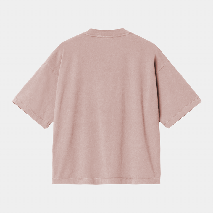 W' S/S Nelson T-shirt Glassy Pink Garment Dyed