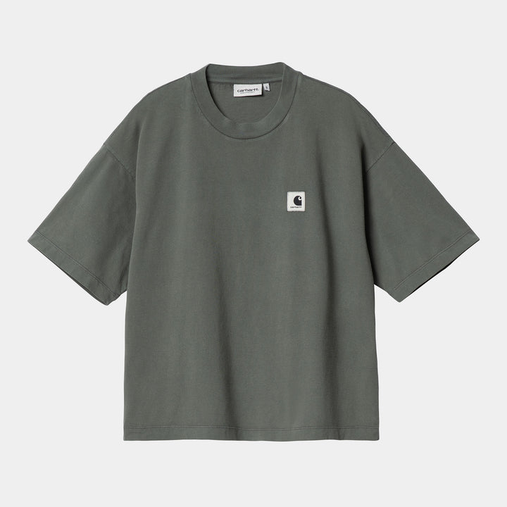 W' S/S Nelson T-shirt Smoke Green Garment Dyed