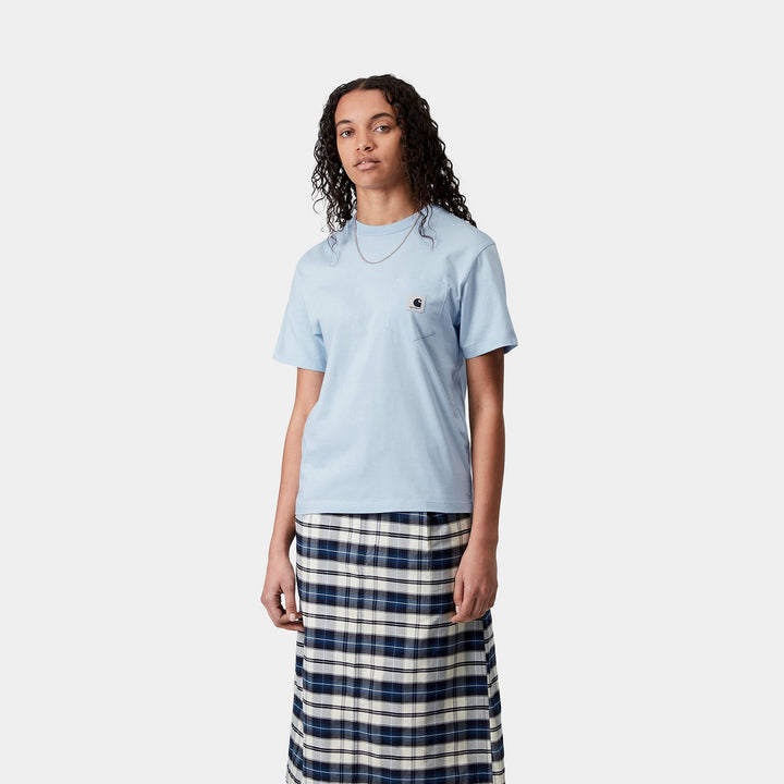 W' S/S Pocket T-shirt Air Sky