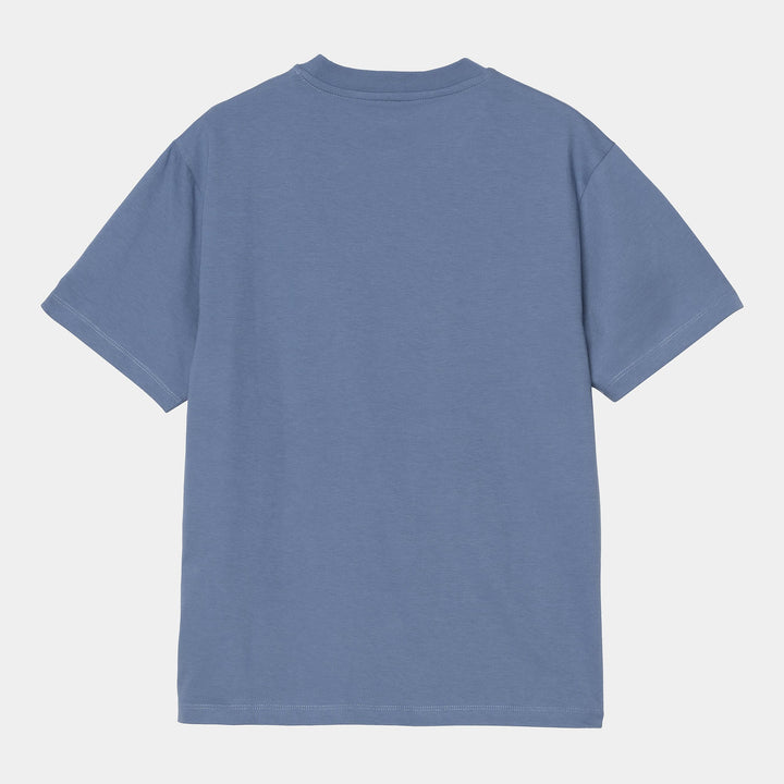W' S/S Pocket T-shirt Blue Iris