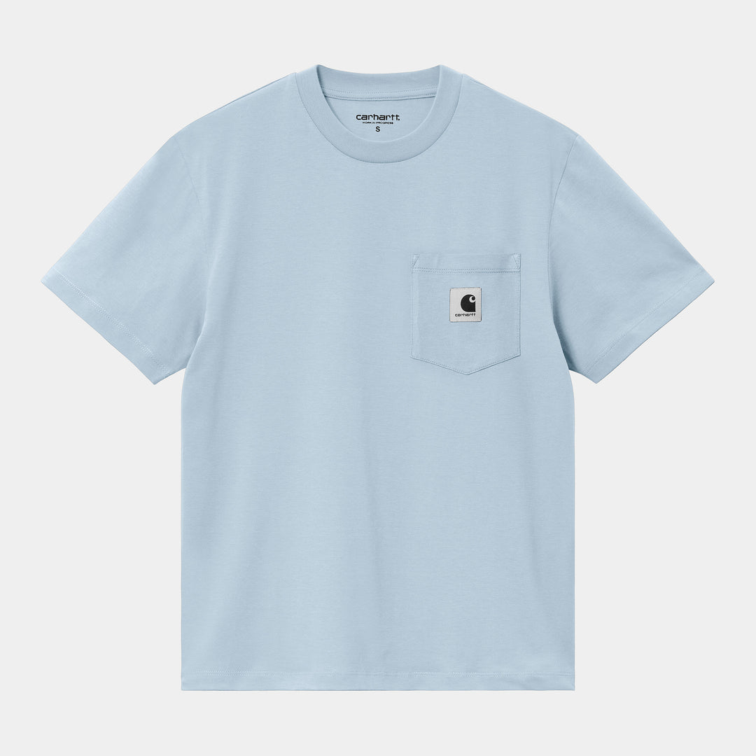 W' S/S Pocket T-shirt Frosted Blue / ---