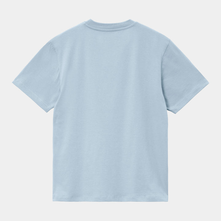 W' S/S Pocket T-shirt Frosted Blue / ---