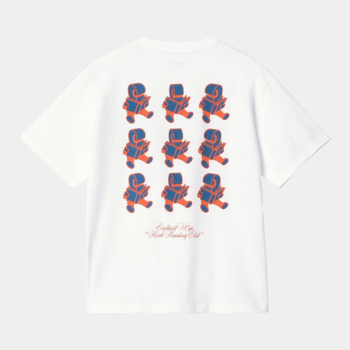 W' S/S Reading Club T-shirt White