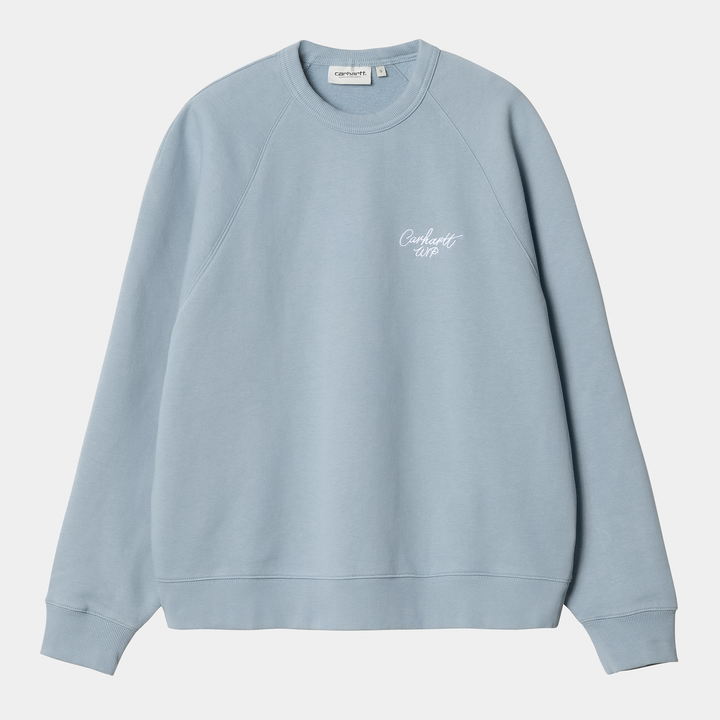 W' Signature Sweat Dusty Ice / White