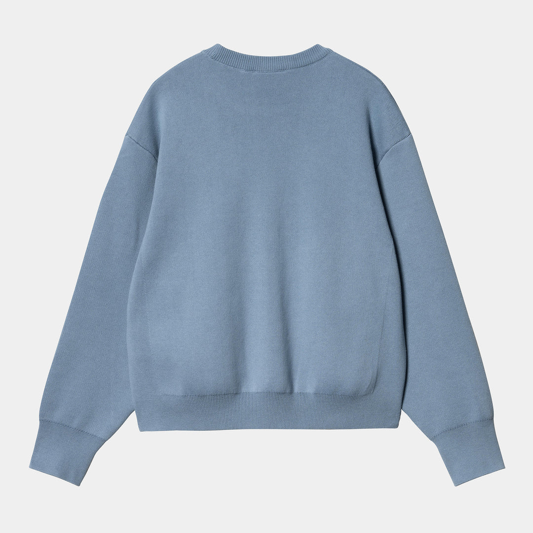 W' Signature Sweater Dusty Ice / Wax