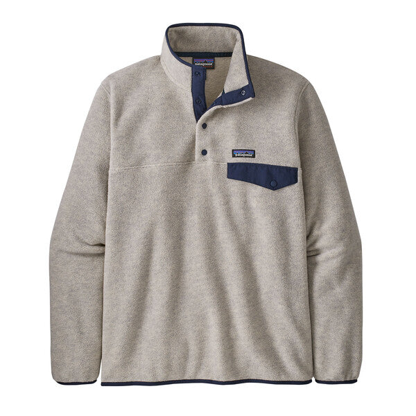 M's Lw Synch Snap-t P/O Oatmeal Heather W/Smolder Blue